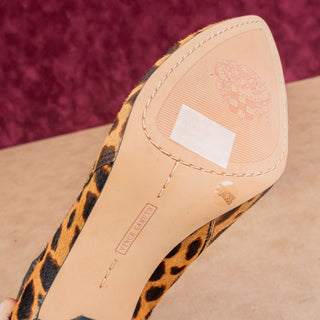 Vince Camuto Women Cheeta Heel Slip-on Party Pointy Toe Ankle Boots sz 8.5