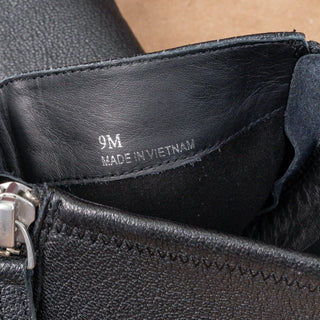 Linea Paolo Women Jackie Dress Office Black  Leather Zip Fashion Tall Boots 9