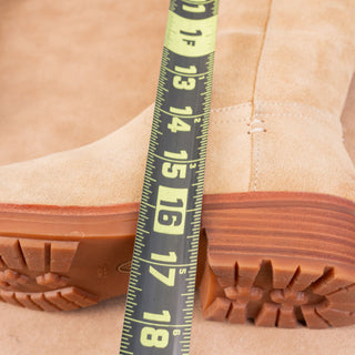 Sofft Women Samantha II Tan Suede Waterproof Back Zip Knee Boots sz 7.5