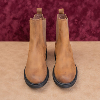 Clarks Women Orinoco Low Brown Leather Ankle Chelsea Fashion Boots 7.5US EUR38