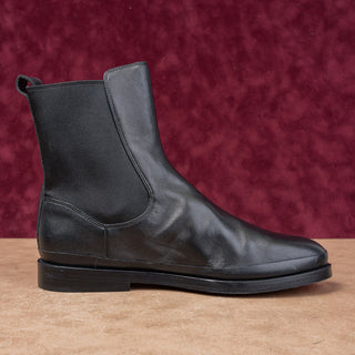 Vince Women Cecyl Black Leather Fashion Dress Slip-on Chelsea Boots 10US EUR41
