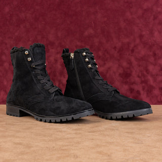 Kate Spade New York Women Reagan Black Suede Dressy Office Ankle Boots sz 9