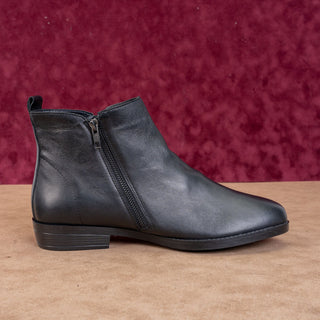 David Tate Women Golden Wide Black Leather Ankle Chelsea Boots Size 12