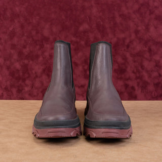 Sorel Women Brex Waterproof Burgundy Leather Chelsea Ankle Boots size 11