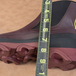 Sorel Women Brex Waterproof Burgundy Leather Chelsea Ankle Boots size 11