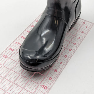 Hunter Women Original Grey Tall Gloss Rubber Rain Boots Size 7
