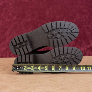 Tory Burch Wmn Miller Shearling Lined Burgundy Leather Zip Combat Boots sz 7