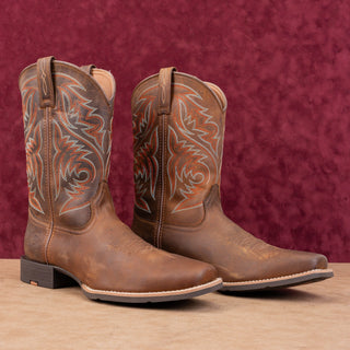 Ariat Men Almond Leather Big Country Square Toe Cowboy Boots sz 11US EUR44.5