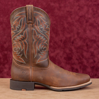 Ariat Men Almond Leather Big Country Square Toe Cowboy Boots sz 11US EUR44.5