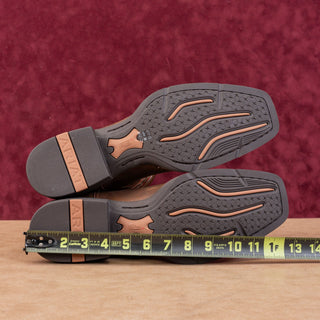 Ariat Men Almond Leather Big Country Square Toe Cowboy Boots sz 11US EUR44.5