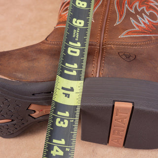 Ariat Men Almond Leather Big Country Square Toe Cowboy Boots sz 11US EUR44.5