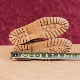 Rebecca Allen Women Brown Leather Weather Chelsea Lug Ankle Boots sz 7.5