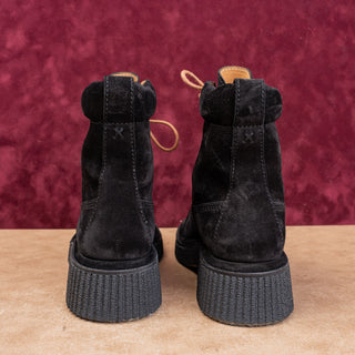 Rag&Bone Women Sloane Black Suede Combat Lace-up Ankle Boots 9US EUR 39.5