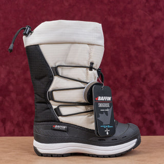Baffin Snogoose Women White Waterproof Winter Mid Calf Snow Boots size 6