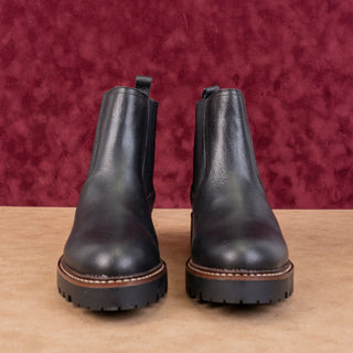 Caslon Women Miller Black Leather Water Resistant Chelsea Boots Sz 10