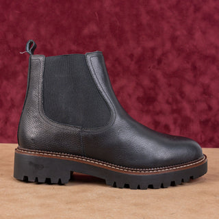 Caslon Women Miller Black Leather Water Resistant Chelsea Boots Sz 10