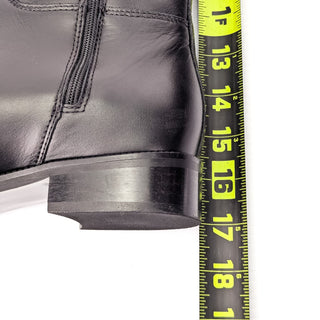 La Canadienne Women Sasha Black Leather Equestrian Riding Boots sz 8.5