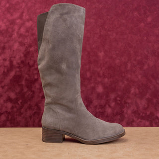Lucky Brand Women Brown Suede Wide Calf Fashion Riding Country Boots 9US EUR39