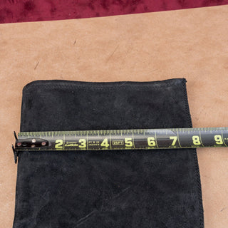 Born Women Borman Distress Black Leather Back Zipper Fashion OTK Boots sz 7