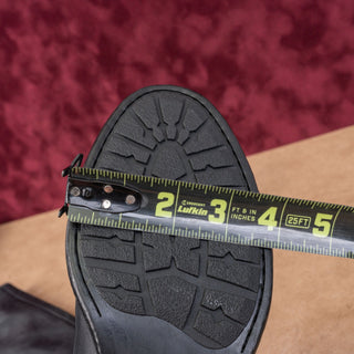 Born North Riding Women Wide Calf Black Leather Knee Boots sz 9.5