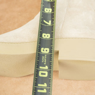 Vince Women Kady Water Repellent Taupe Suede Zip Ankle Fashion Boots sz 10