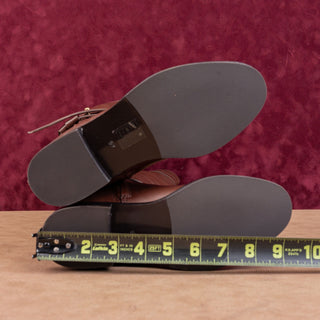 Tory Burch Wmn Everly Signature Wide Leather Brown Equestrian Riding Boots sz 5