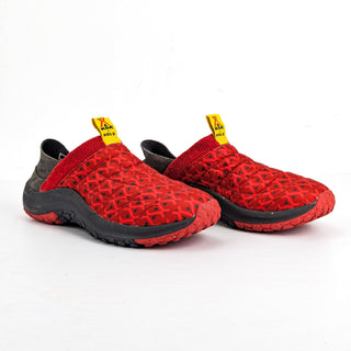 Holo X Koa Men Maverick Red Grey Suede Fabric Comfortable Sneakers size 10.5
