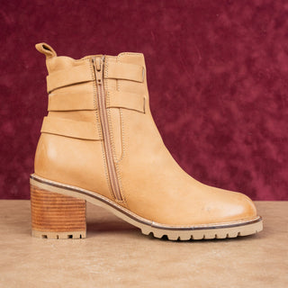Seychelles Women Give it Whirl Tan Boho Leather Summer Ankle Boots sz 9.5