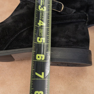 Paul Green Women Reeve Black Suede Buckle Dress Ankle Boots sz 7.5US 5AUS