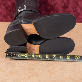 Via Spiga Women Garnett Buckle Retro Zip Fashion Knee Boots 6US EUR36