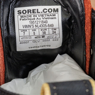 Sorel Women Brex Lace-up Warp Red Waterproof Winter Ankle Boots sz 7