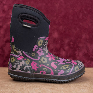 Bogs Women Classic Mid Corsage Multi Rain Rubber Wellies Slip-on Boots 7US EUR38