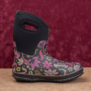 Bogs Women Classic Mid Corsage Multi Rain Rubber Wellies Slip-on Boots 7US EUR38