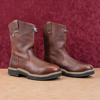 Wolverine Men Raider Durashocks Carboxmax Toe Brown Leather Work Boots sz 13