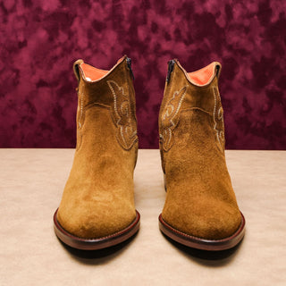 Penelope Chilvers Women Cassidy Brown Suede Western Boots sz 9US EUR40