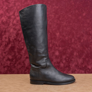 Vince Women Black Leather Classic Riding Equestrian Fashion Boots sz 8.5US EUR39