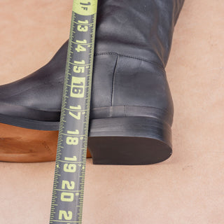 Vince Women Black Leather Classic Riding Equestrian Fashion Boots sz 8.5US EUR39