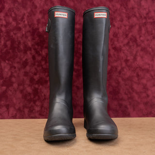 Hunter Women Original Tour Festival Black Wellies Rain Rubber Boots 11US EUR43