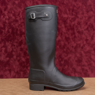 Hunter Women Original Tour Festival Black Wellies Rain Rubber Boots 11US EUR43
