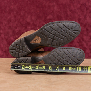 Born Women Brown Leather Western Block Heel Knee Boots sz 9US EUR40.5