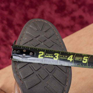 Born Women Brown Leather Western Block Heel Knee Boots sz 9US EUR40.5