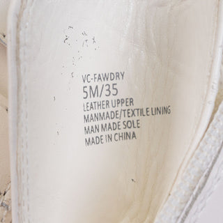 Vince Camuto Women Fawdry Offwhite lace-up Zip Combat Ankle Boots sz 5