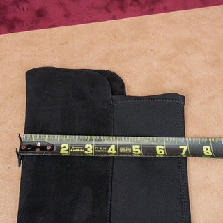 Stuart Weitzman Women Soho Black Suede Slip-on Platform OTK Fashion Boots sz 10.5