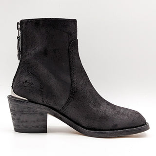 Rag&Bone Women Moto Biker Boots Metal Point Black Leather  size 9.5 EUR 39.5