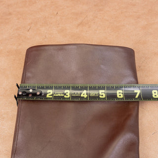 Nordstrom Women Helia Brown Leather Fashion Riding Knee Boots sz 7