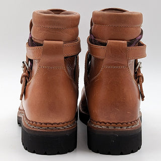Tabitha Simmons Women Neela Hiker Boots Brown Leather sz 7-7.5US EUR38