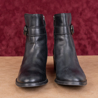 Paul Green Women Vanessa Black Leather Fashion Dress Ankle Boots sz 8.5US UK6