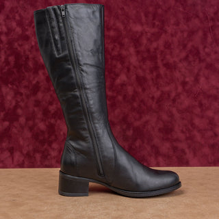 La Canadienne Women Poppe Waterproof Barn Riding Black Leather Farm Boots sz 9.5