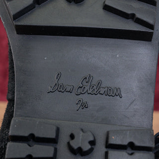 Sam Edelman Women Tilden Fridge Black Suede Zip Faux Fur Lined Winter boots sz 7.5