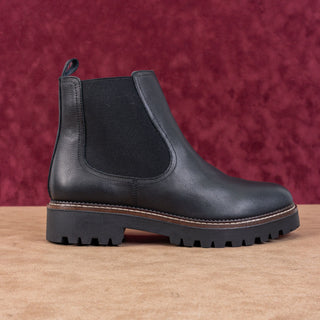 Caslon Women Miller Black Leather Water Resistant Chelsea Boots Sz 13M